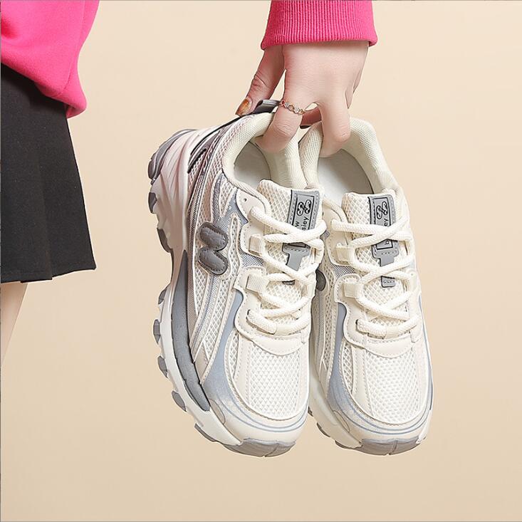 Running for women Black Beige Pink Breathable Lightweight fashion trainers hot outdoor Sports Shoes tennis shoes