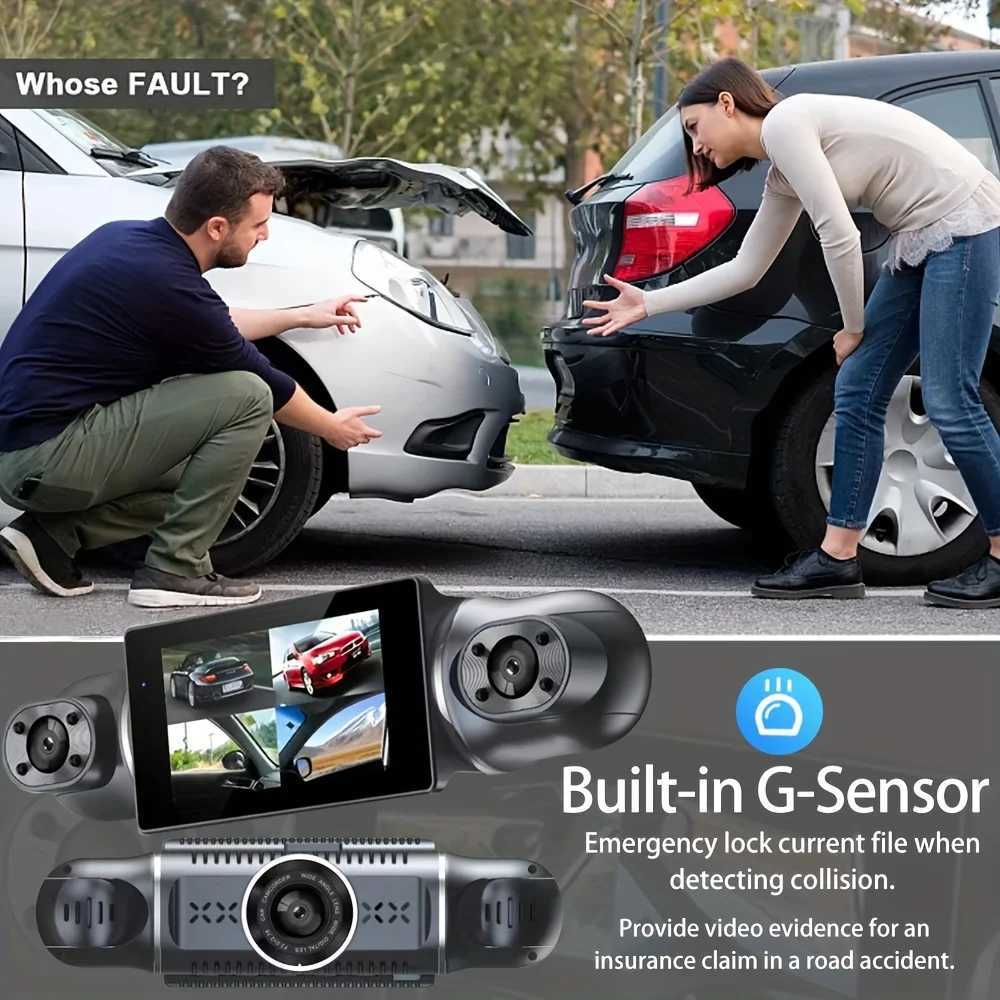car dvr 4Lens WIFI 360Camera 1080P DashCam for Cars GPS Video Recorder Car Dvr Rear View Camera Night Vision Parking Monitor Black Box R250506