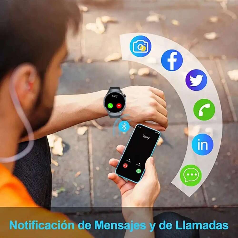 New GT5 Pro For Huawei Smart 1.43 Inch HD AMOLED Screen NFC GPS Tracker Bluetooth Call Health Monitoring Watch Men Women