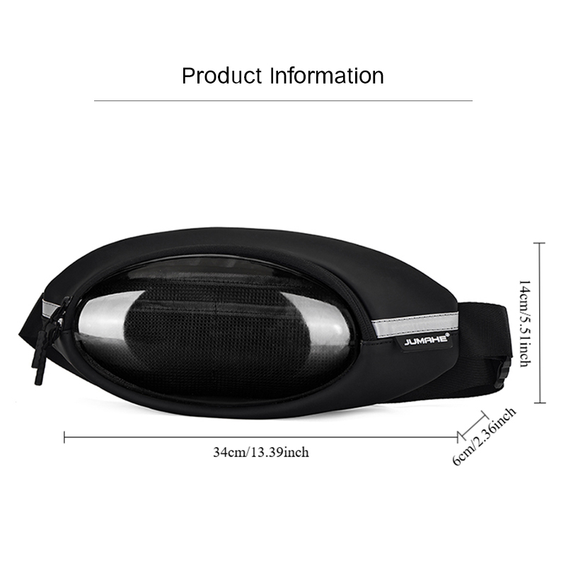crossbody bag fanny pack sling chest bag dual pocket water resistant waist pack running belt phone holder for women men 316