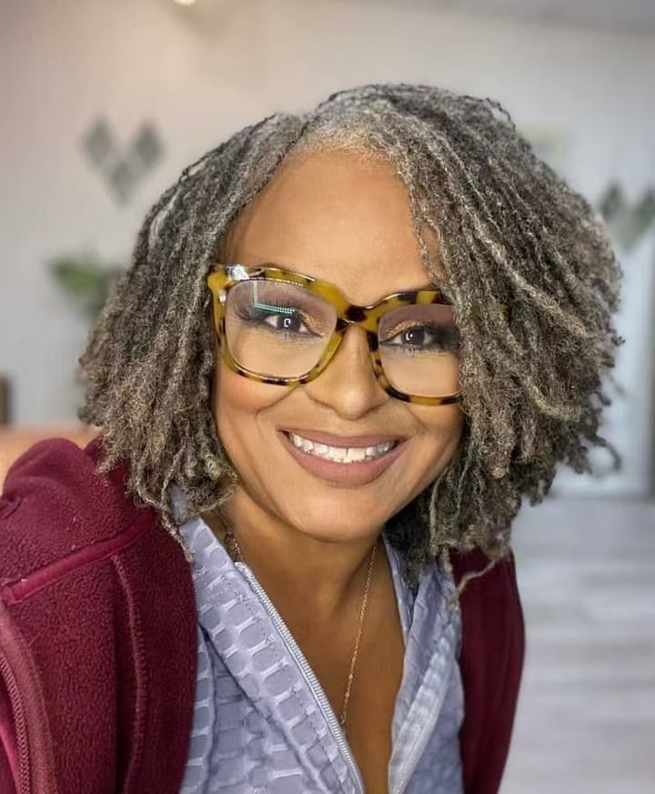 Custom gray kinky human hair wigs short afro salt and pepper silver grey machine made cap non lace wig for black women 130%denstiy 10-14inch