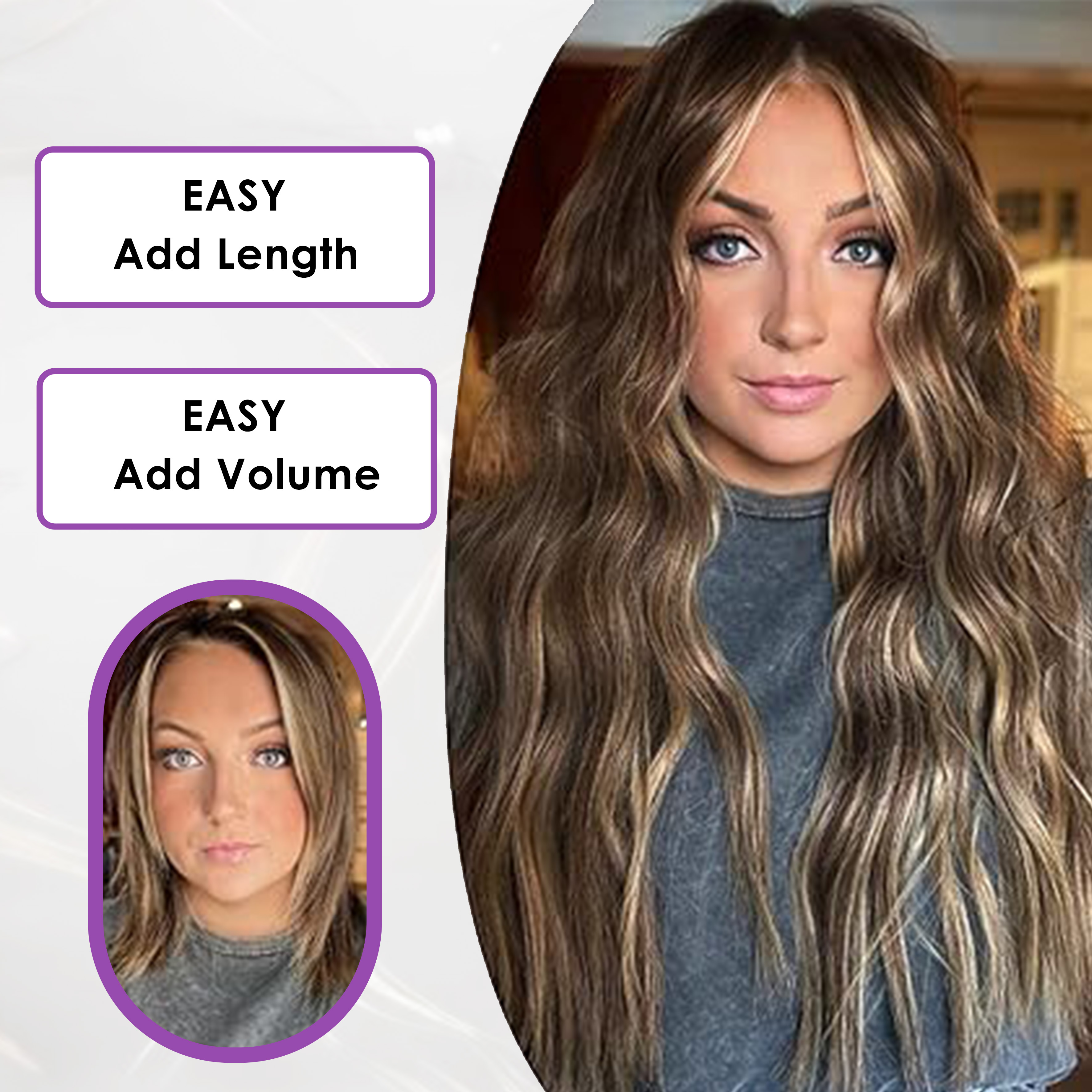 Natura wigs human hair 360,waterwave wig for woman use it everyday everywhere