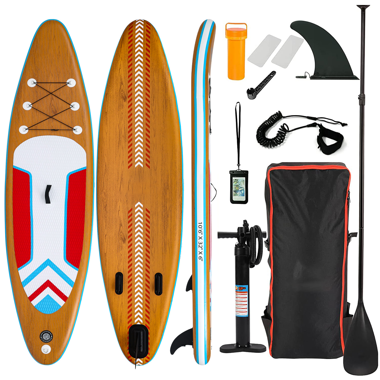Spatium High-Quality Inflatable SUP Board for Adults - Includes All Essential Accessory Pack