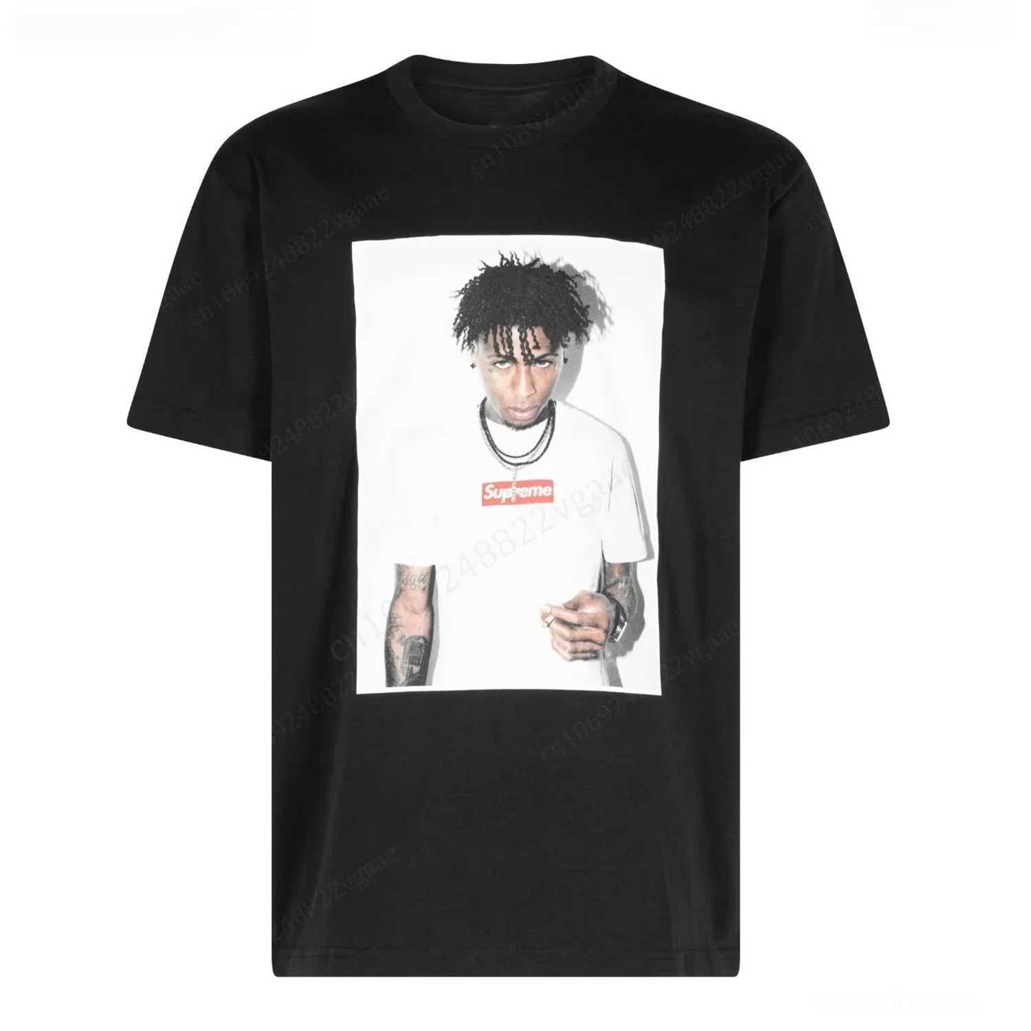 Youngboy Big Face Graphic Tee T-shirt Summer Luxury Brand Cotton Mens and Womens T-shirt Short SLeeveT250505