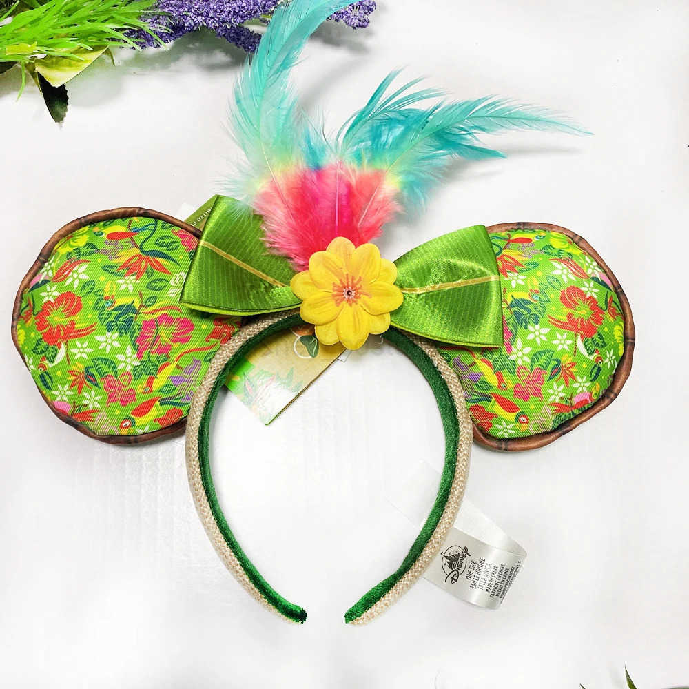 Disney Mickey Mouse Ears Headband Disney Cartoon Hairband for Kids and Adults Leather Plush Sequin Cosplay Girls Accessories X250506