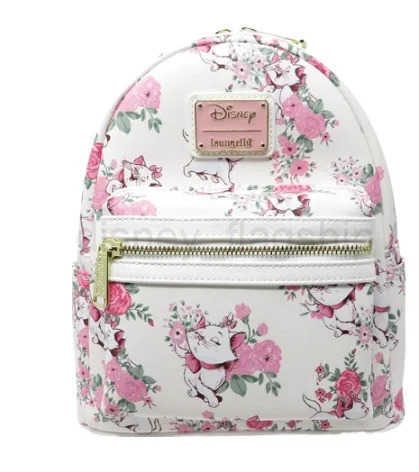 Disney Aristocats Marie Cat Mini Backpack All Over Print Womens Double Strap Shoulder Bag Purse Double Shoulder Backpack GiftXJ250506