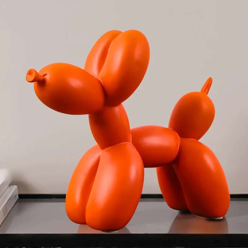 Nordic Creative Balloon Dog Resin Crafts Home Porch Living Room Office Desktop Exquisite Decoration