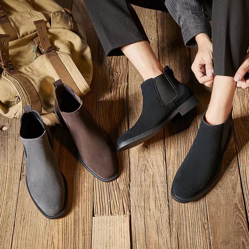 Retro Men Shoe AutumnWinter New Classic Cowhide Large Shoes British Allmatch Leather Fashion Boot Casual 240924