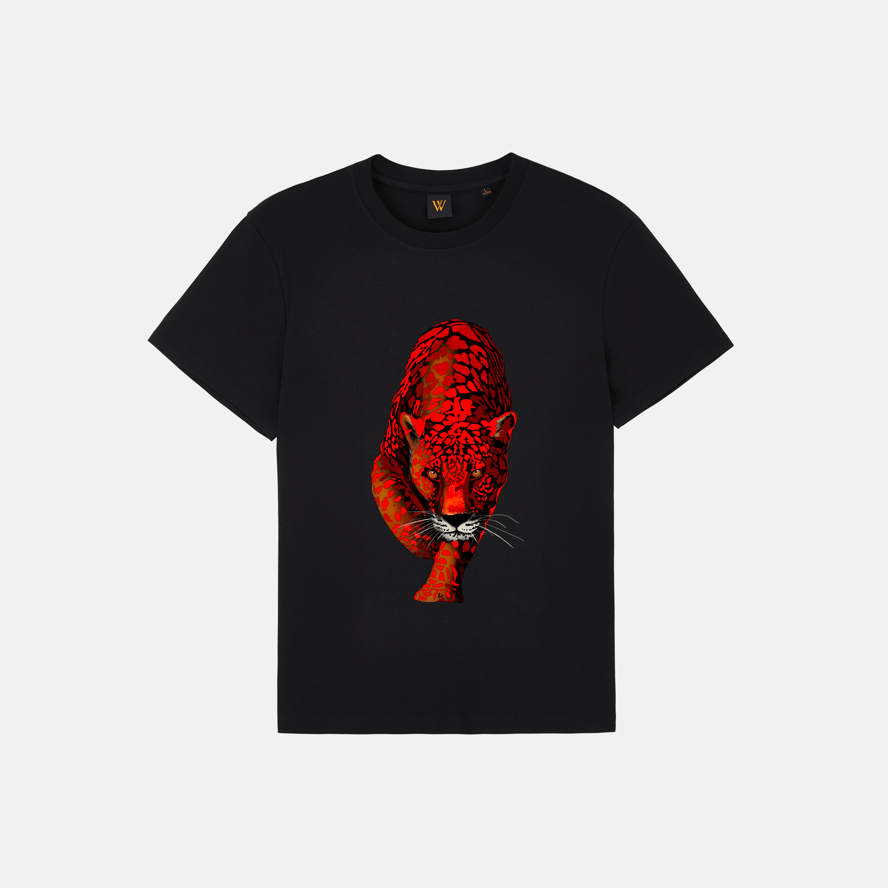 Breathable Comfort Tee with Non-Detachable Print Pattern