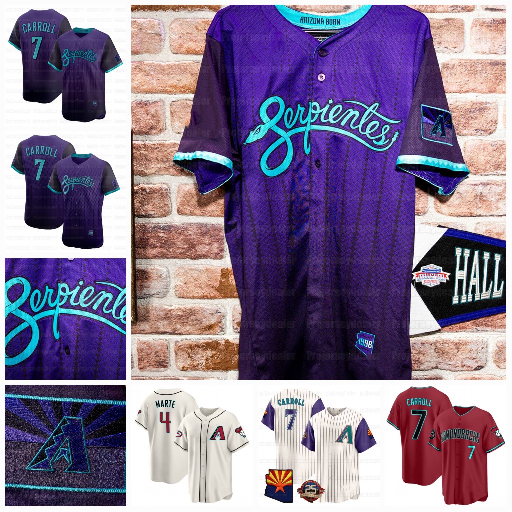 Corbin Carroll Diamondbacks Josh Naylor 2025 City Connect Jersey Burnes Ketel Marte Eugenio Suarez Eduardo Rodriguez Thomas Geraldo Perdomo McCarthy Montgomery