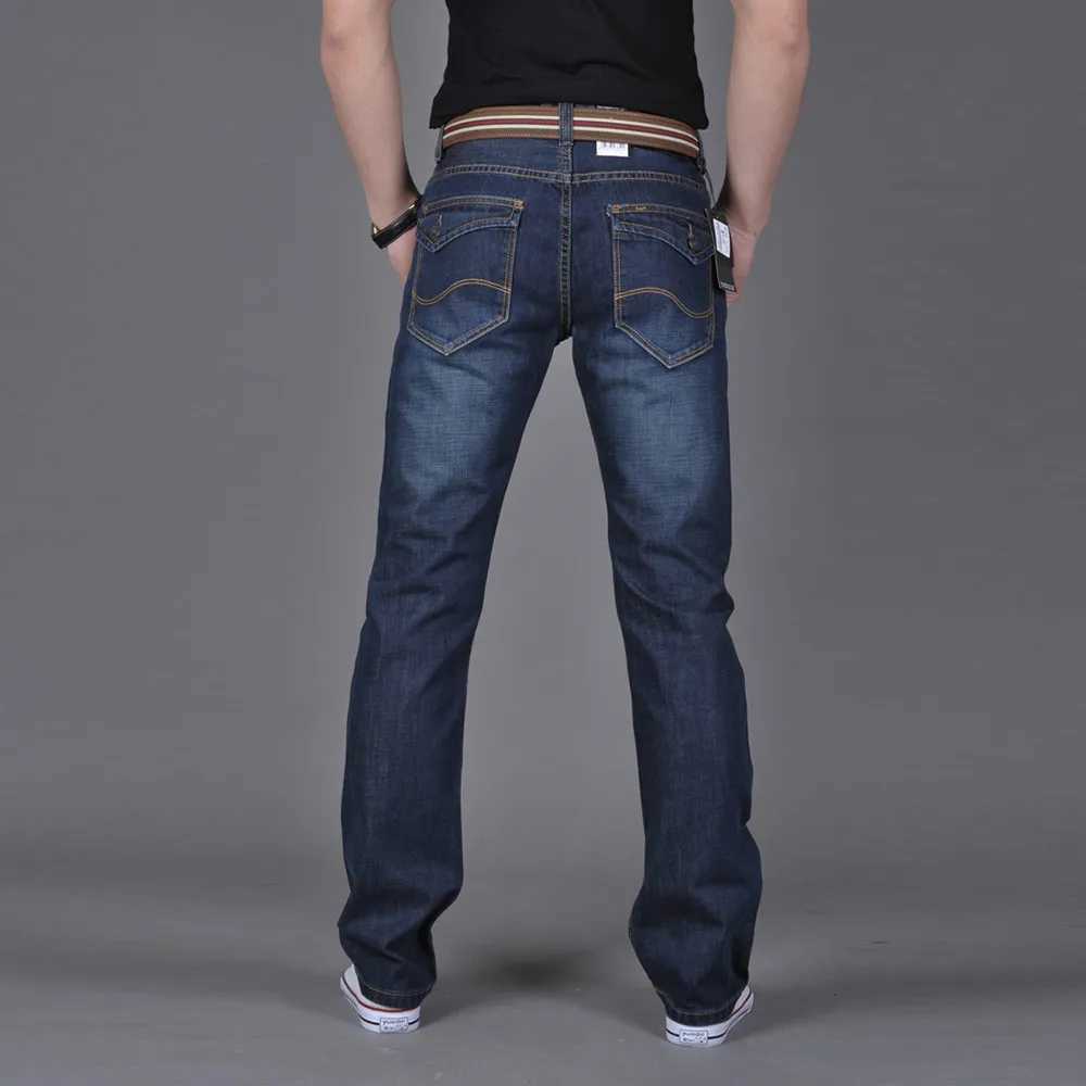 Mens denim jeans casual hip-hop streetwear skateboard denim shorts spring and autumn mens stretch straight pair jeans W250506