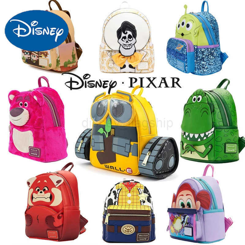 Disney Loungefly Disney Pixar Movie Series Toy Story/WALL-E/Monster University Mini Backpack Coco Role Playing BackpackXJ250506