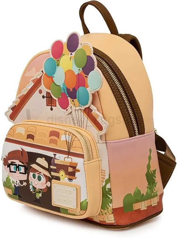 Disney Toy Story Alien Glitter Mini Backpack Pixar Work Partner Womens Double Strap Shoulder Bag Wallet Cartoon Baby BagXJ250506