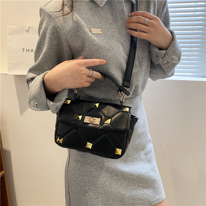 Trendy Women's Soft PU Crossbody Bag - Designer Studded Bohemian Embroidered Shoulder Handbag, Versatile Fashion Tote for Bestseller