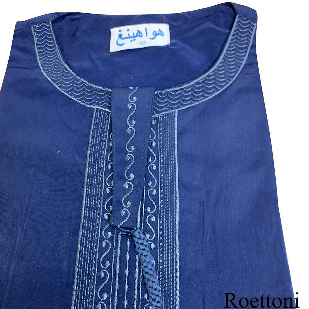Long Sleeve Aman Abaya 1Piece Jubba Thobe For Men Kaftan Pakistan Muslim Saudi Arabia Djellaba Islam Clothing Prayer Robe AfghanXJ250506