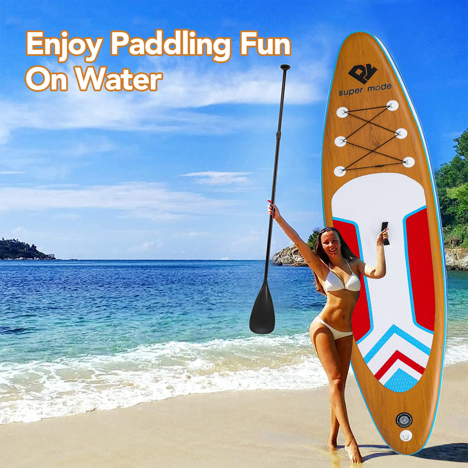 Spatium High-Quality Inflatable SUP Board for Adults - Includes All Essential Accessory Pack