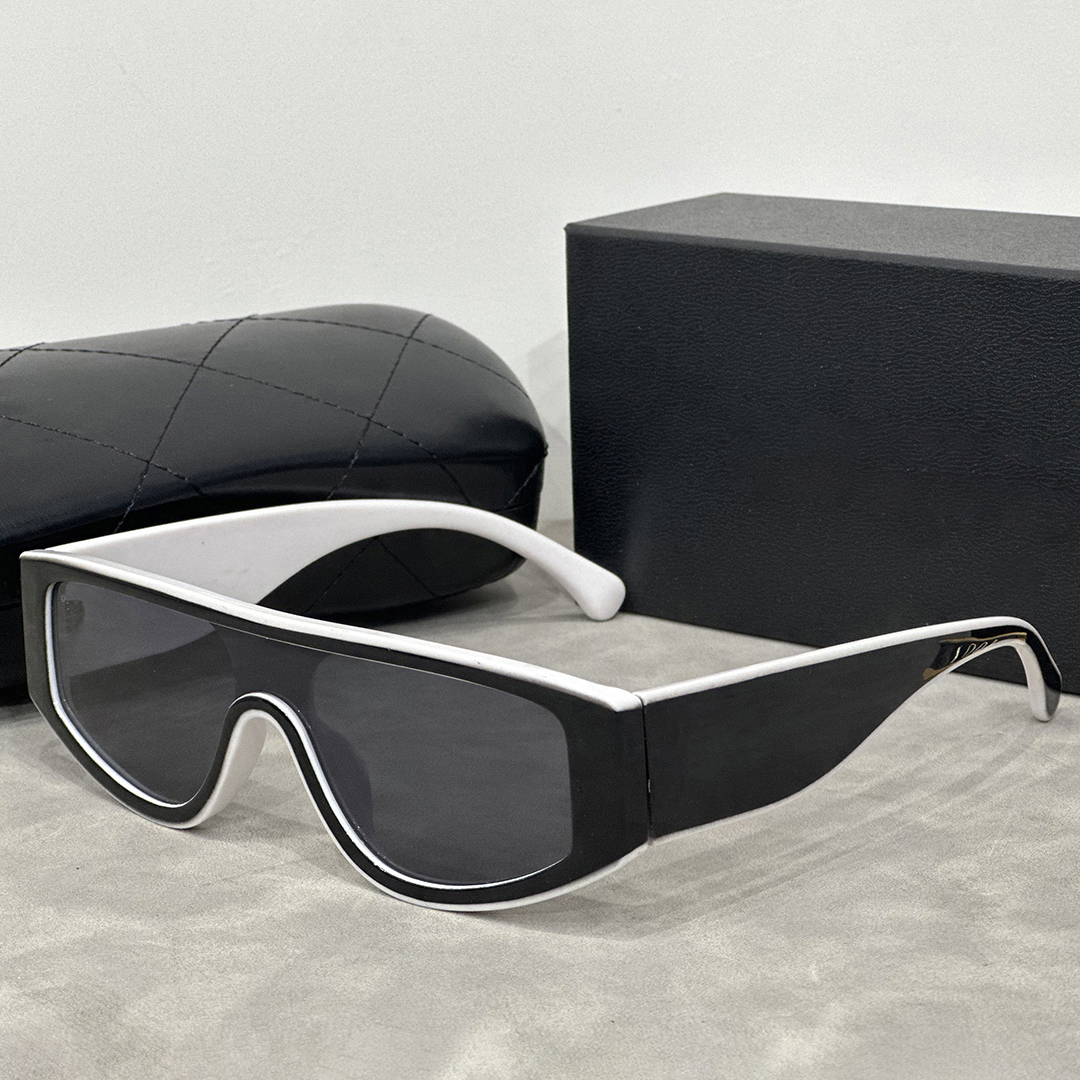 Designer sunglasses for women fashion black and white colorblocking cat eye sunglasses men beach UV protection polarized premium gifts