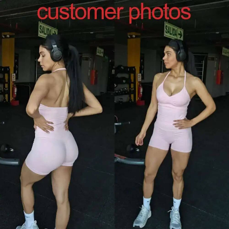 NCLAGEN Yoga Sets Women Gym Clothes Longline Strappy Top And Impact Shorts Sports 2 Piece Fiess Suit Running Workou