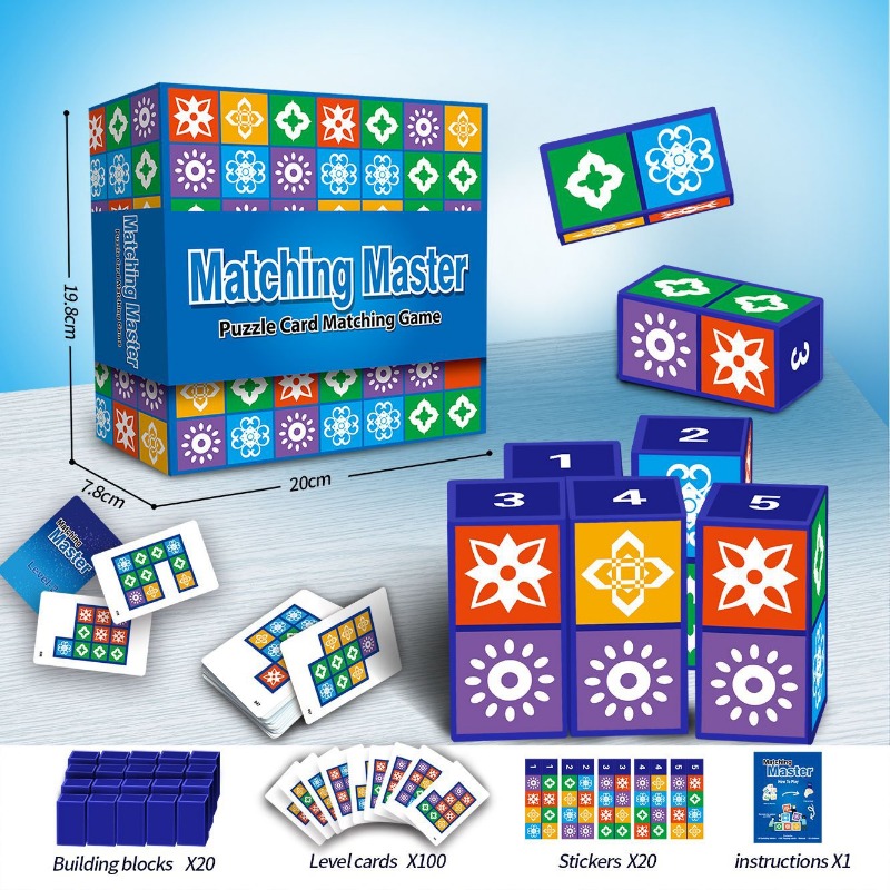 Party Board Game Spatial Logic Thinking Challenge Fast-Paced Puzzle Game for Adults Kids with 100 Levels Gift for Puzzle Lovers