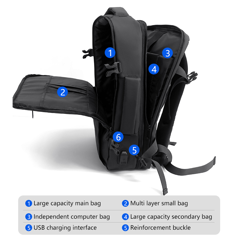 large travel backpack for women men carry on backpack hiking backpack waterproof outdoor sports rucksack casual daypack travel essentials 807