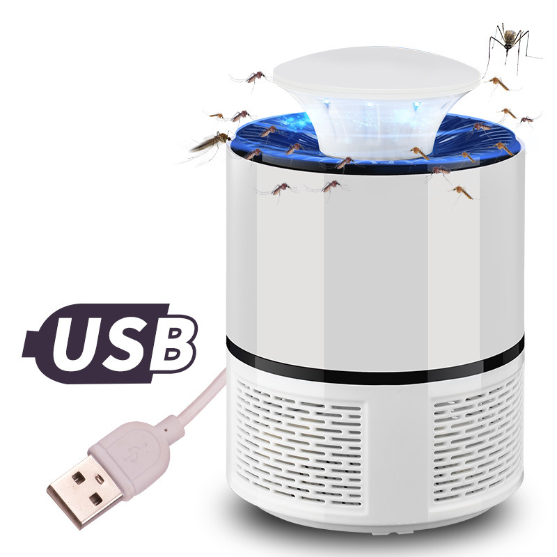 USB Ultrasonic Electric Mosquito Killer Lamp Mosquito Repellent Repeller LED Trap Fly Insect Pest Bug Zapper For Indoor Home Living Room