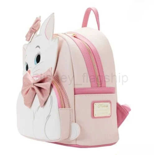 Disney Aristocats Marie Cat Mini Backpack All Over Print Womens Double Strap Shoulder Bag Purse Double Shoulder Backpack GiftXJ250506