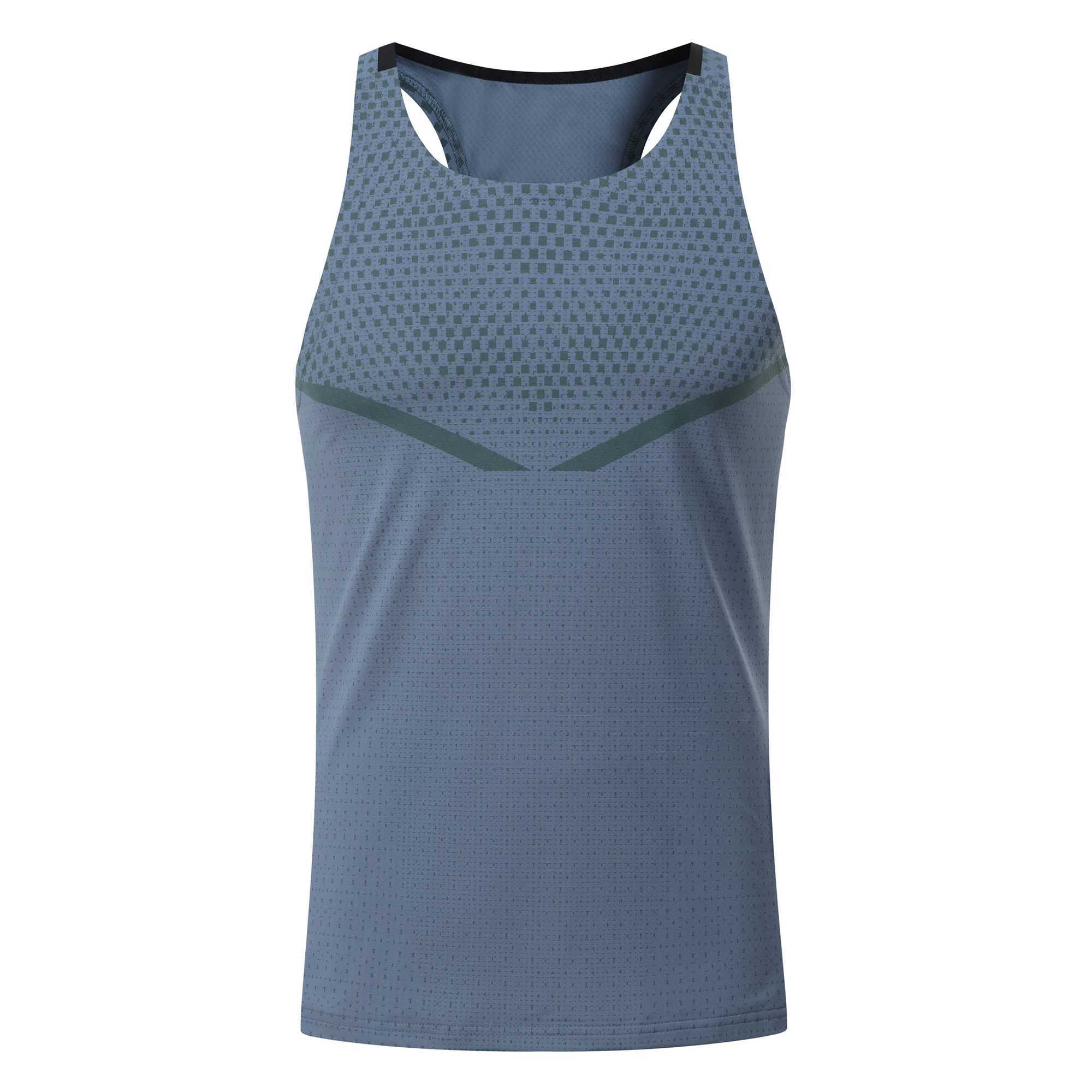 Mens Athletics Tank Top American fit Running Vest Men Sports Fitness Shirts Guys Track Field Sleeveless Clothing Quick DryingXJ250506