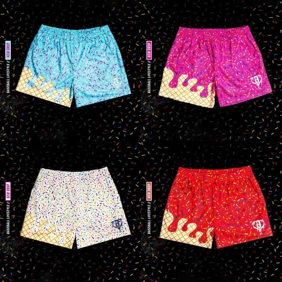 New Summer Products Mens Teen Quick-Drying Shorts Baseball Sports Shorts Gym Loose Shorts Outdoor Swimming Shorts Size 100-4XLT250506