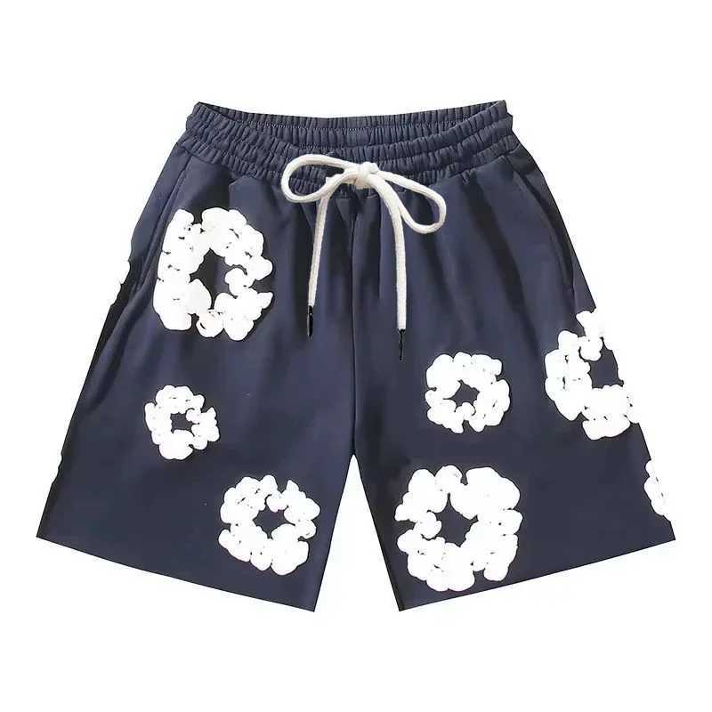 2025 Summer Beach Pants Casual Harajuku Y2 American 3D Printed Flower Shorts Vacation Outdoors Kids Men Shorts Male ShortsT250506