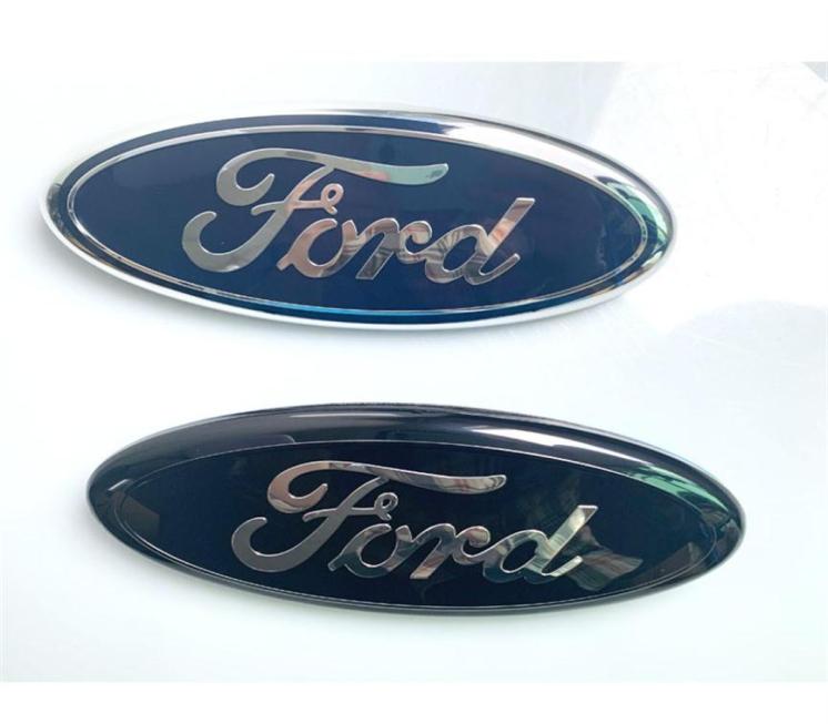 Car Front Badges 9 Inch Front Hood Bonnet Emblem Badge Rear Trunk Sticker For Ford Skull F150 F250 Explorer Edge Accessories302A651422497