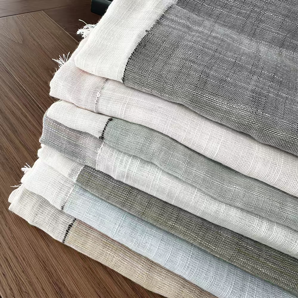 T641 Spring and Summer New Scarf Color Matching Artistic Small Fresh Contrast Color Beach Towel Shawl