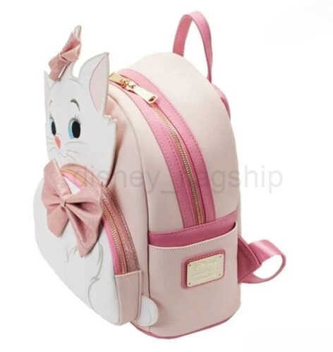 Disney Aristocats Marie Cat Mini Backpack All Over Print Womens Double Strap Shoulder Bag Purse Double Shoulder Backpack GiftXJ250506
