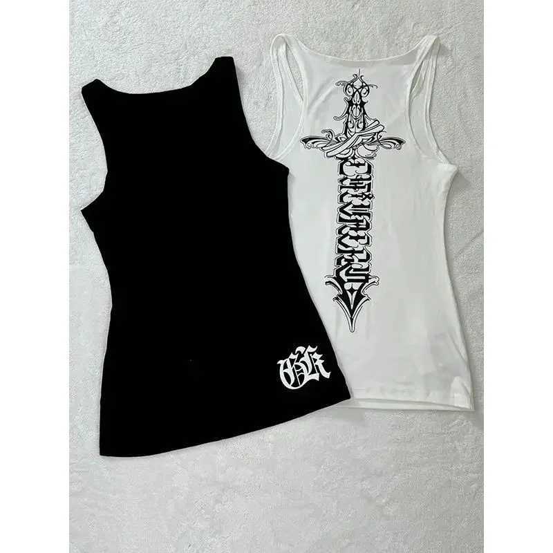 Bottoming Shirt Men and Women Loose Casual Trend Versatile Star with The Same Summer Breathable VestXJ250506