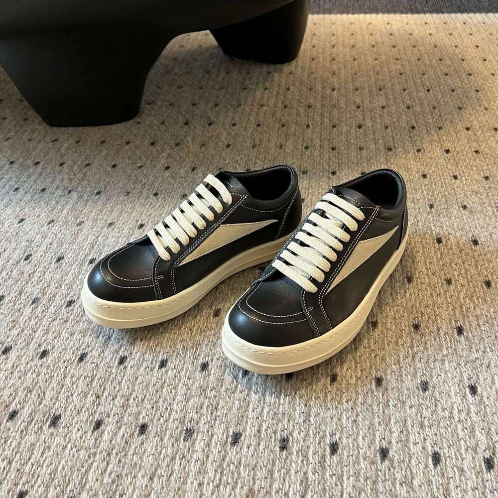 luxury Spring Summer Casual Flats Solid Color Round Toe Shoes For Women Thick Bottom Lace-Up Sneakers Size 35-40 New Arrival Hot