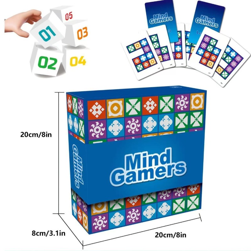 Party Board Game Spatial Logic Thinking Challenge Fast-Paced Puzzle Game for Adults Kids with 100 Levels Gift for Puzzle Lovers