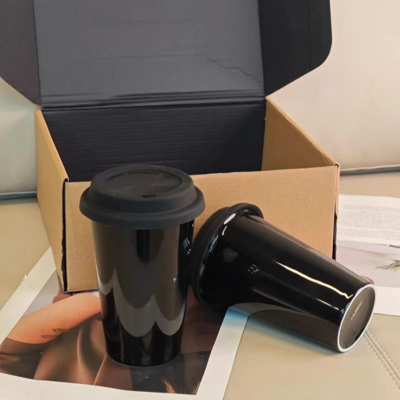 designer cup of the Right series is a pure black coffee cup and a lightweight cup with ceramic craftsmanship, making it suitable as a gift