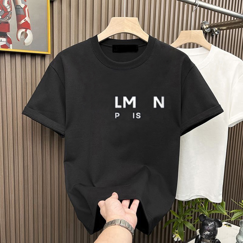 Summer new men's and women's clothing T-shirt Fashion loose round neck short sleeve letter printed cotton T-shirt Hip hop street wear unisexes casual top T-shirt