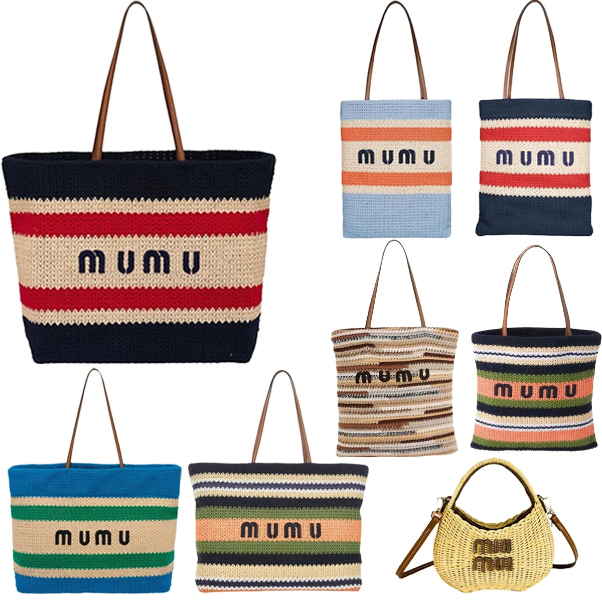 Beach Bag Tote Bag Designer Bag Shoulder Bag Straw Bag Hand Woven Purse High Quality Woman Summer Handbag Wallet Shopping Bag