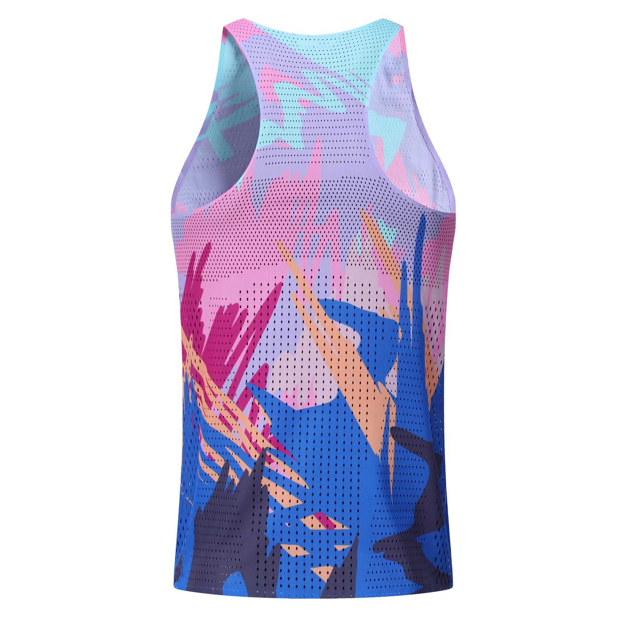 Mens hole running vest urltra lightweight mens marathon underwear Speed Tops tank sports fitness sleeveless shirt quick dryingXJ250506