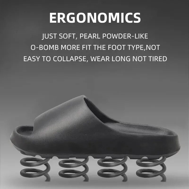 Step on poop feeling EVA slippers for men and women summer home bathroom shower non slip slippers 250428