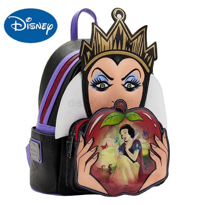 Disney New Loungefly Disney Backpack Snow White Shoulders Backpack For Girls Large-Capacity Leisure Bag Schoolbags Girl Stationery GiftXJ250506