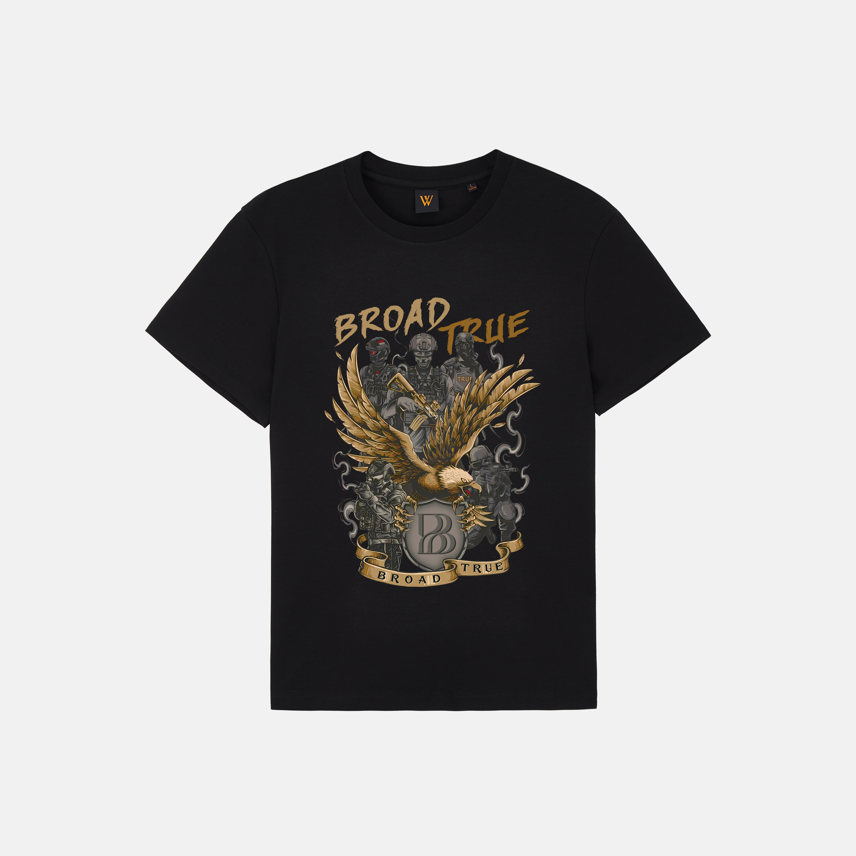 Summer Trendy Printed T-shirt Eagle Strikes Out