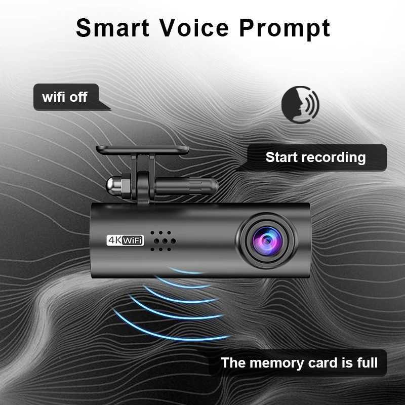 Car dvr 4K Mini UHD WIFI Dash Cam Car dvr Video Recorder With APP Control Night Vision Mini 24H Parking Camera Monitor Loop record R250529
