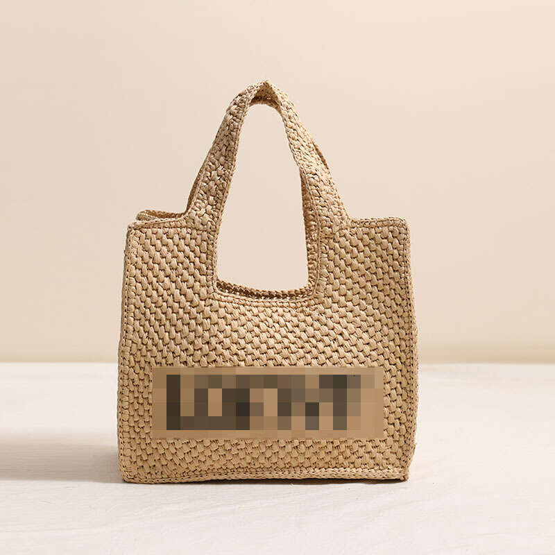 Summer Woven Bag Beach Bag Fashionable Luo Family New Letter Embroidered Handheld Straw Weaving Women S Seaside Vacation Beach Bag KQ KQ