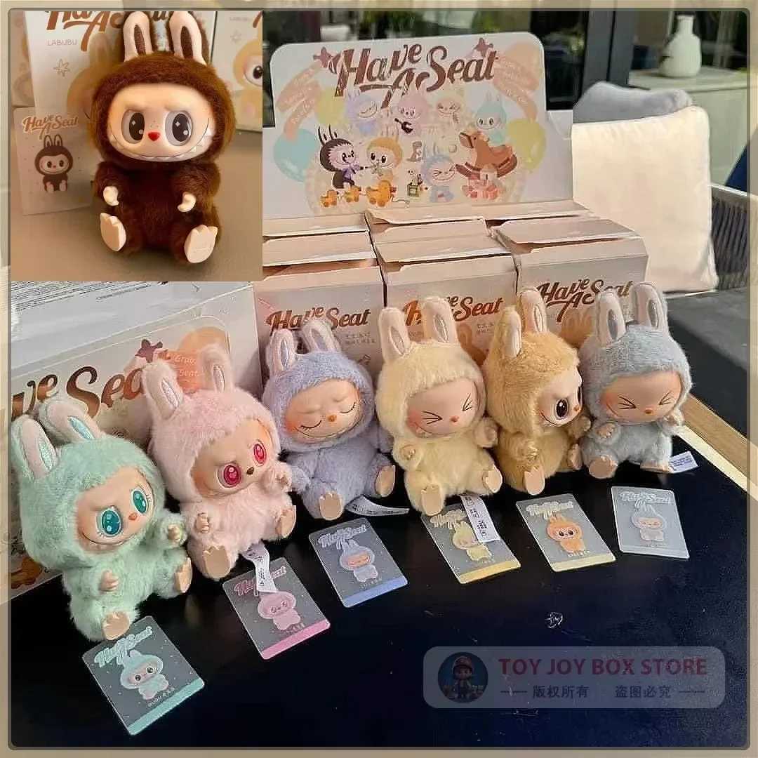New Labubu Have A Seat Series BIG INTO ENERGY PVC Pendant Doll Model Kaii The Monsters Blind Box Gift Labubu Macaron 3rd Y250506