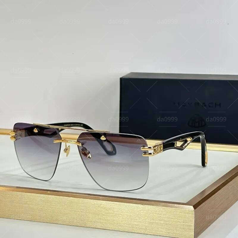 Sunglasses MAYBACH THE PRESIDENT Designer Acetate Sunglasses for Men Women Top Quality Fashion Classic Eyeglasses UV400 Metal Frame Sunglass With Gift Box