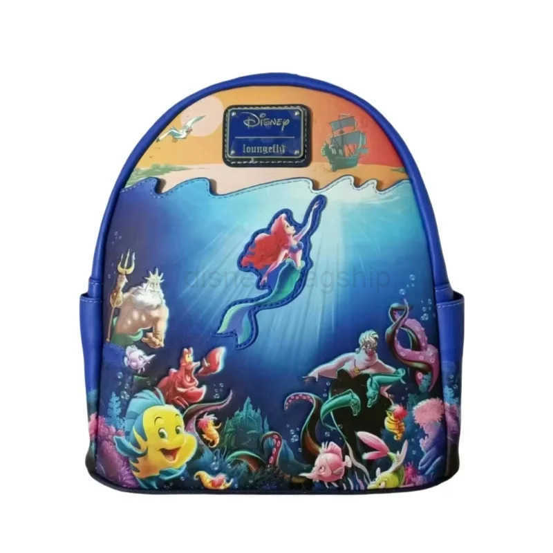 Disney Loungefly Disney Pixar Up Work Partner Womens Double Shoulder Bag Wallet School Backpack Cartoon Backpack Birthday GiftXJ250506