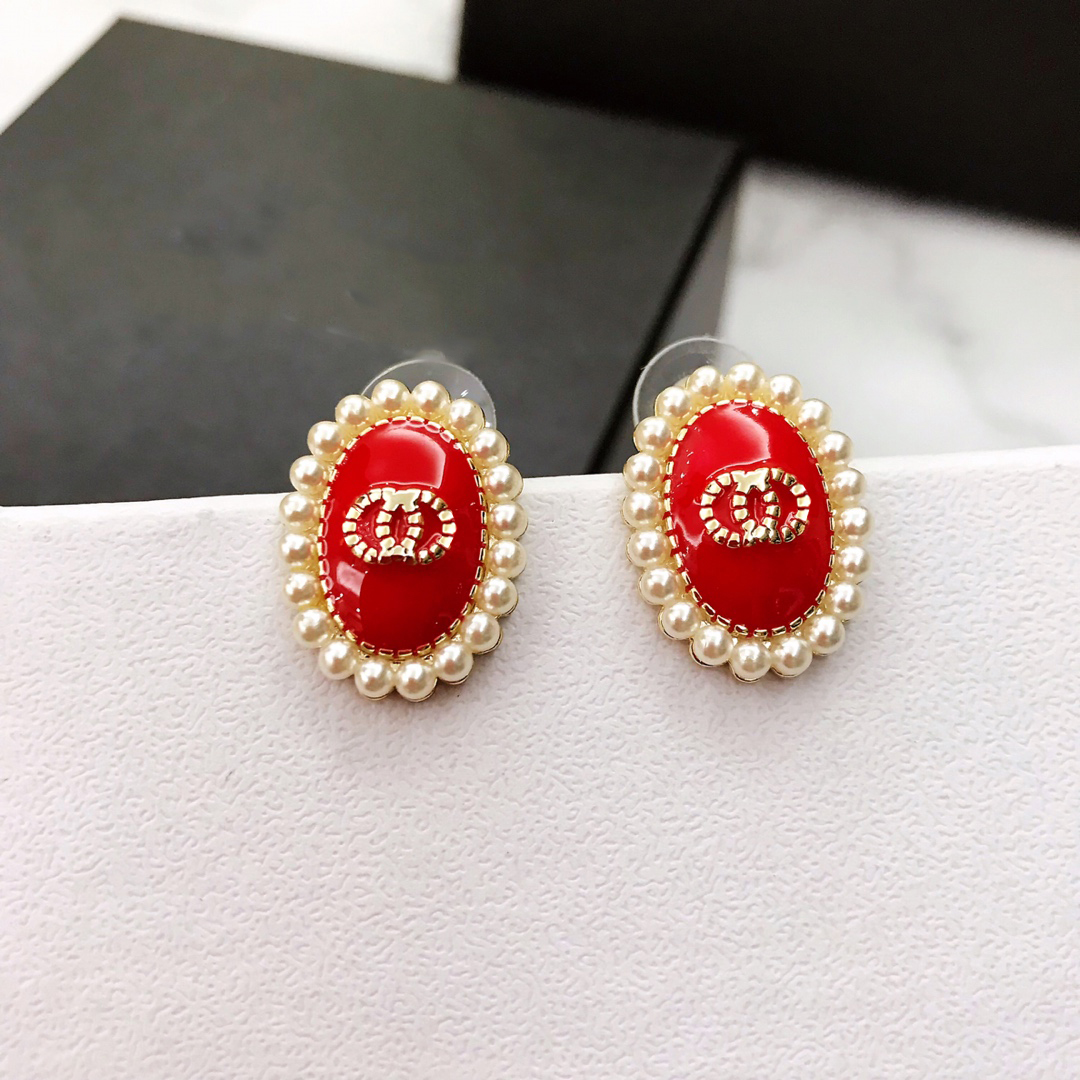 Luxury Brass Lady Women Female Designer Earrings Orrous Girls Studs Valentine's Day Gift Engagement Trend Saturn Celebrity Minimalist Earrings Jewelery