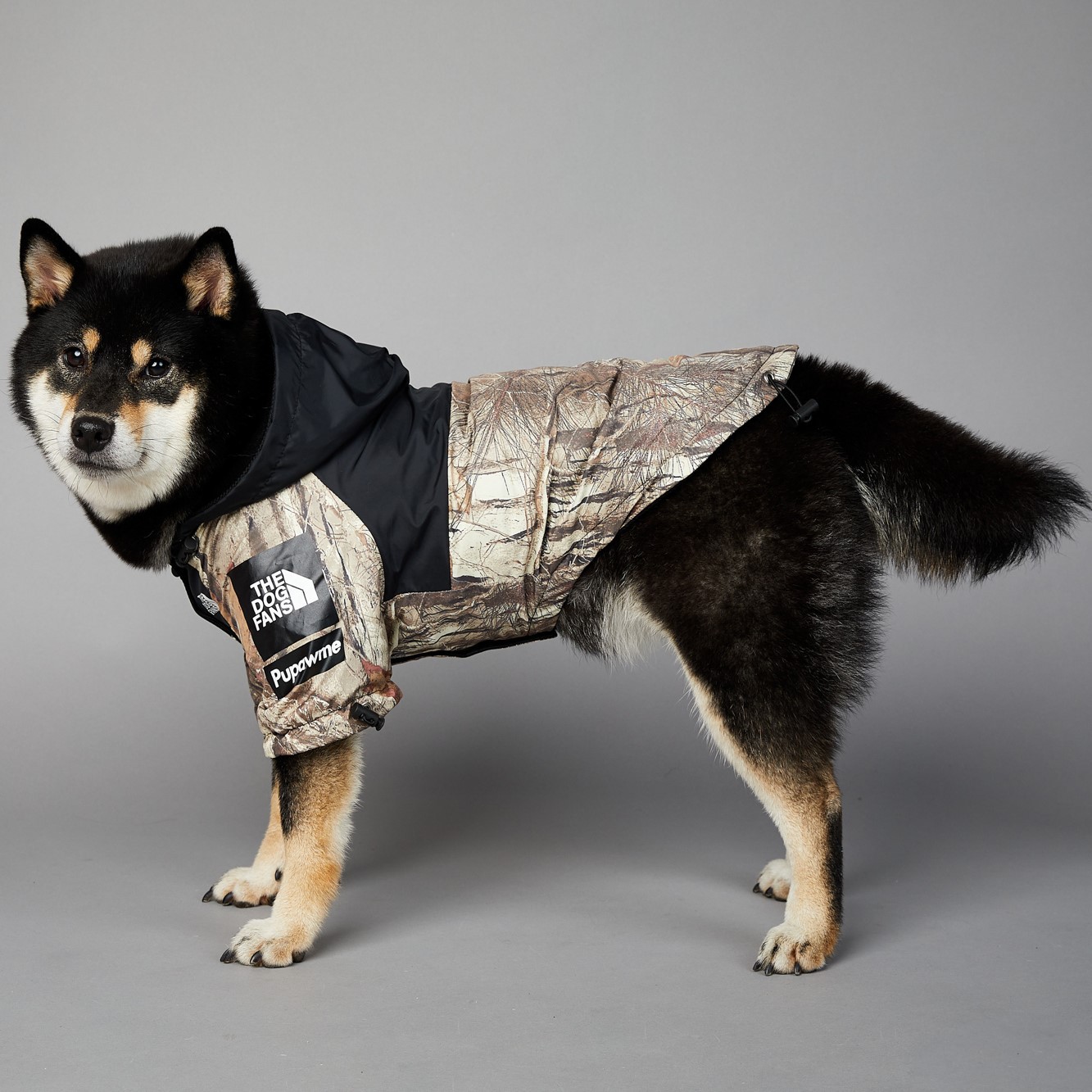 Dog Raincoats Outdoor Jacket, Waterproof and Windproof, Warm and Breathable, Fashion Trend Dog Clothes with Leash Hole for Small, Medium and Large Dog
