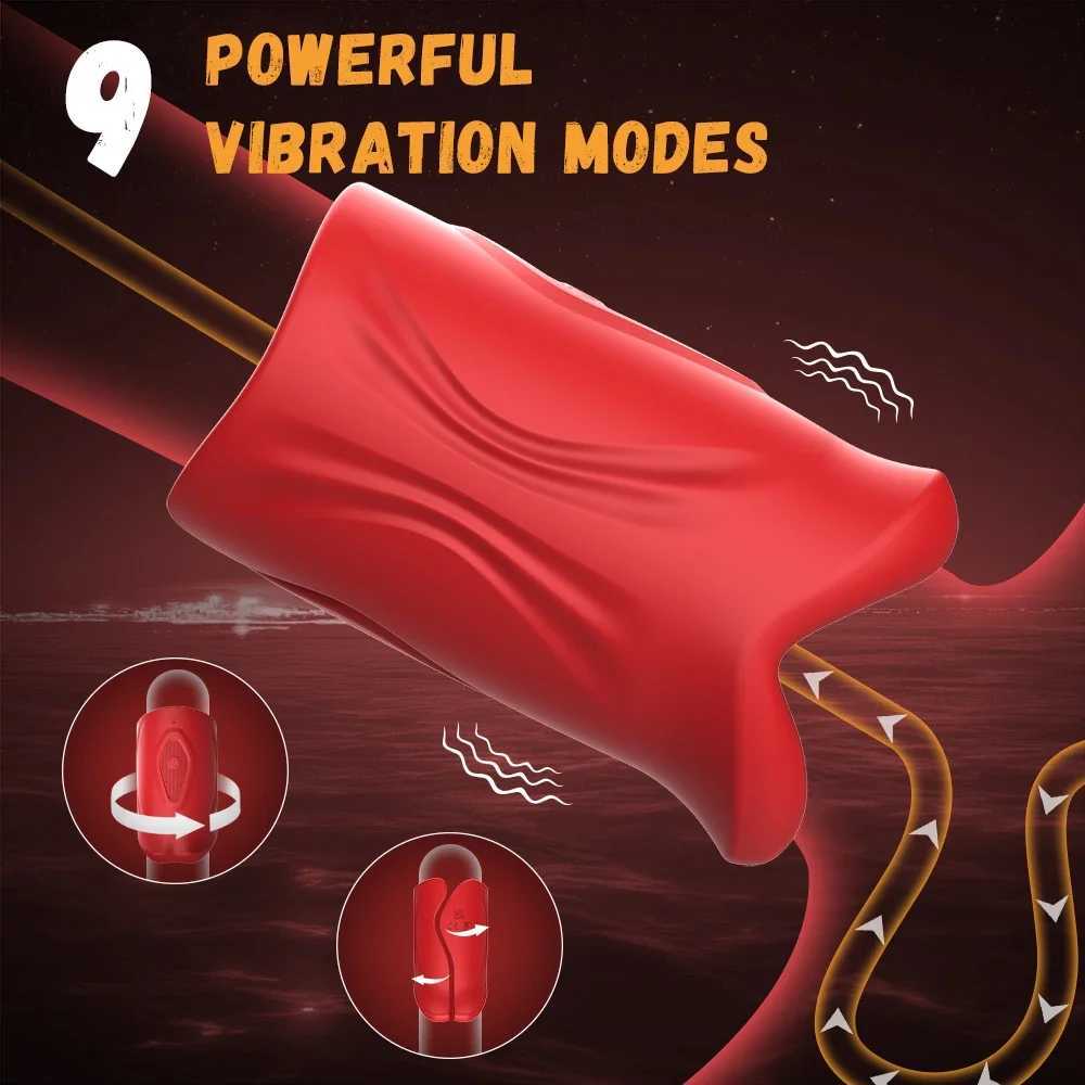 Male Masturbator Penis Training Glans Trainer Stimulator Vibrator APP Control Delay Cock Ring Glans for Male Vibrator Sex Toy W250506